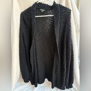 Wild Fable Textured Black Cardigan